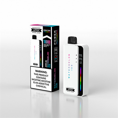 APOC ORBITER rechargeable vape with Dual Mesh Coil and LCD Display