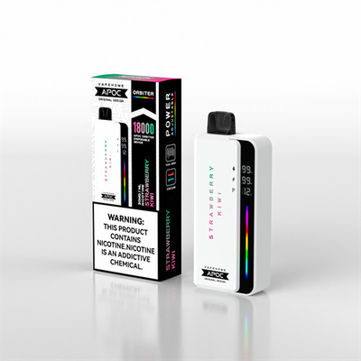 APOC ORBITER rechargeable vape with Dual Mesh Coil and LCD Display