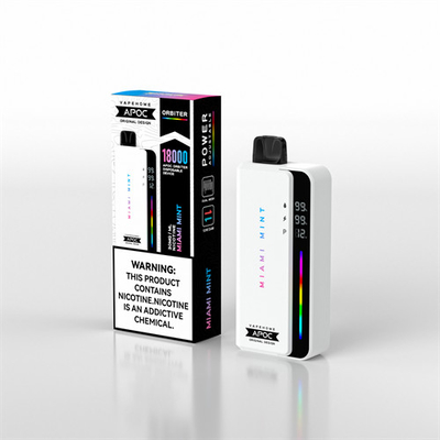 APOC ORBITER rechargeable vape with Dual Mesh Coil and LCD Display